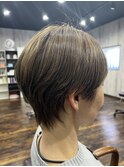 クールショート×グレージュ