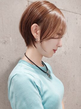 エリマ 横浜西口(elima) 大人ショートボブ/くびれショート/イルミナカラー/ベージュ/