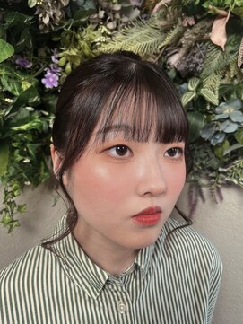 ヘアーズ ラブリージョブリー(hair's Lovely Jubbly) 【前田】コーラルピンクメイク