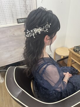 パルム(palme) ゆるふわハーフアップ