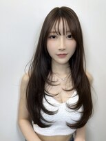 ユアーズヘア 神楽坂はなれ店(youres hair)&nbsp;髪質改善トリートメントで叶う美髪ストレート　艶髪　前髪