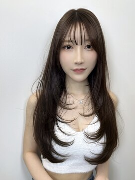 ユアーズヘア 神楽坂はなれ店(youres hair) 髪質改善トリートメントで叶う美髪ストレート 艶髪 前髪