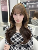 ラルム 新宿(LARME SHINJUKU)&nbsp;くびれヘア×ブリーチなしベージュカラー【Yumi/新宿】