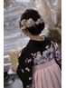 【卒業式】袴着付け+ヘアセット※要電話ご予約