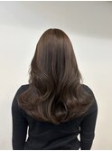ショコラブラウン×レイヤーカット