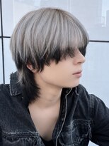 ルフレ 新宿歌舞伎町店(Reflet)&nbsp;メンズ/デザインカラー/ホワイトカラー/顔回りレイヤー/ウルフ