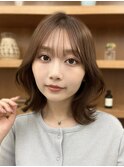 くびれボブ韓国ボブシースルーバング渋谷美容室
