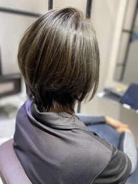 あお へあさろん やんわりストレート