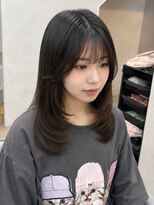 シエテ 津田沼(Siete)&nbsp;ダークパープル/ナチュラルショート/夏のヘアアレンジ/津田沼
