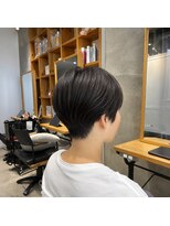 アルトル 池袋2nd(altru)&nbsp;◇大人40代50代60代ショートボブ丸みショート白髪ぼかし