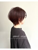 ヘアオーブロジック(HAIR orb LOGIC)&nbsp;分け目なしショートスタイル