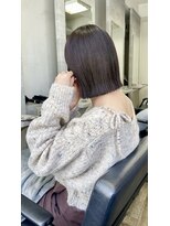 ニキ(niki)&nbsp;ボブ/ミニボブ/切りっぱなしボブ/外ハネ/ヘイリーボブ/暗髪/大人