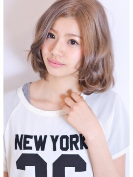 スノッブリコ(snob rico) [snobrico]ミルキーアッシュ×ライトカール