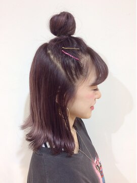 グッデイ ヘアー(GOOD DAY HAIR) 【yo-ko】ラベンダーピンク　　　　　　　下北沢　good day hair