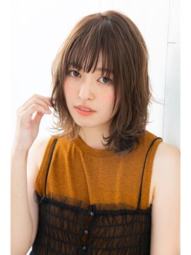 ガーデン ムサシコスギ(GARDEN MUSASHIKOSUGI) ラフにスタイリング/ゆるふわミディ/ネオウルフ/大人かわいい