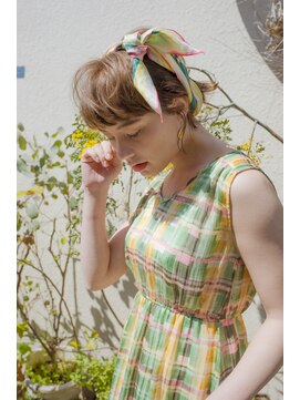 ページボーイ美容室 マニッシュショート×ターバンアレンジ