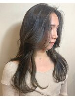 コワフュールエミカ(coiffure EMIKA) 【大人ナチュラル】暗髪カラー＋インナーカラー