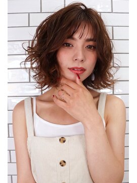 セシルヘアー 高槻店(Cecil hair) ニュアンスカール×抜け感アッシュ