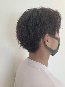 ネオヘアー 曳舟店(NEO Hair) レッドハイライト/曳舟メンズカットダブルカラーツイストパーマ