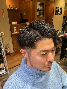 リットジェンツ 千葉(Lit Gents) ツーブロック×サイドパートマッシュ【YUSUKE】