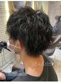 メンズツイストスパイラルパーママッシュ刈り上げ×MIHO