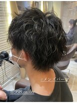 ヴァネッサ VANESSA メンズツイストスパイラルパーママッシュ刈り上げ×MIHO