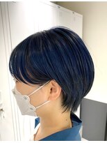 シエラ 心斎橋(CIERA.)&nbsp;CIERA.ブルー×ショートボブ