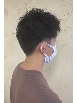 バルス(BLS) メンズランダムパーマ【髪質改善/デザインカラー】