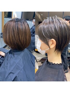 バンプ ギンザ(BUMP GINZA) 30代/40代/50代・絶壁解消・小顔前下がりショートボブ【中村】