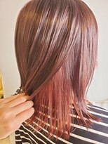 ククル ヘアー(cucule Hair) 京都・西院cuculehair  レッド×レッドインナーカラー