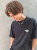 センターパート×マッシュウルフ☆抜け感/ニュアンス/爽やか