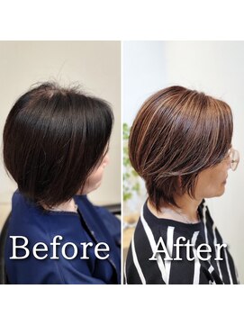 キザシ(KIZASI) 脱白髪染め・白髪ぼかしで叶う立体感とツヤ感はいかがですか?