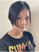 【Kihaco】大人っぽい印象のラインショートボブ