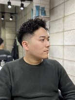 ミナミ(MINAMI)&nbsp;くせ毛の方オススメフェードスタイル　国分寺