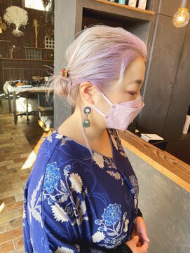 ベランダ(veranda) ホワイトミルクティー・フロント...ホワイトラベンダー