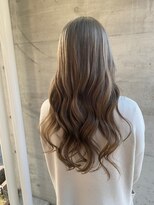 アッシュタカサキ(ash takasaki)&nbsp;ミルクティーベージュダブルカラーインナーカラーケアブリーチ