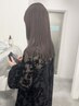 【最高の艶髪に】カラー＋UPTOGLOSSトリートメント ￥15400-→￥13730-