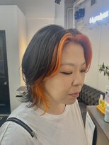 ナンバースリー 溝の口店(Number Three)&nbsp;黒×オレンジカラー