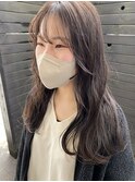 ブリーチなしグレージュ