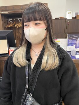 ジャストビューティー リアリー(just beauty Really) インナーブロンド × ナチュラルレイヤー【横須賀中央 Really】