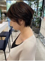 ステアケース 武蔵小杉店(stair:case)&nbsp;大人くびれショート/白髪ぼかしハイライト/髪質改善30代40代50代
