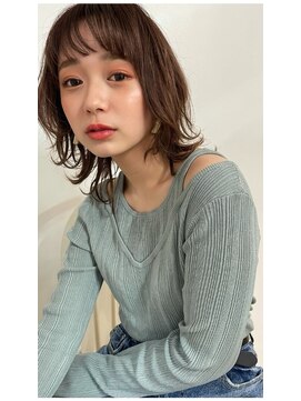 ノット マクラメ(knot macrame) 大人ナチュラル外はねボブ  30代 40代 50代