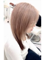 ヘアポジション 横手(HAIR Position)&nbsp;ホワイトベージュ×こげ茶