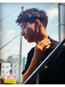 リフル 八王子(RIFULL) メンズパーマ　ツイスパ　波巻き　フェード