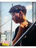 メンズパーマ ツイスパ 波巻き フェード