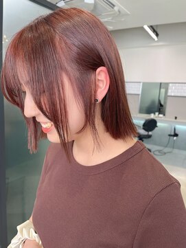 リリー(Lilley) (lilley内堀)ボブ×オレンジカラー