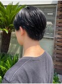 ツーブロックマッシュ 爽やか メンズカット ノーセット風