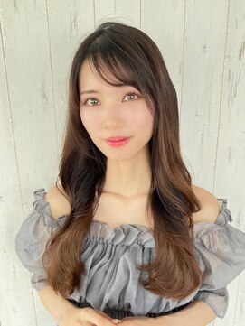 アグ ヘアー ロジー 京田辺店(Agu hair logy) 《Agu hair》まとまるゴージャス巻ロング×numberA.ヘアバター