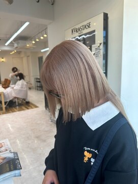 アプリバイリアン 浦和2号店(appri by Rien) ダブルカラーブリーチ透明感カラーappribyRien浦和2号店宮野悠大