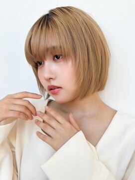 アレンヘアー 富士宮店(ALLEN hair) ハイトーンレイヤーボブ/ウルフボブ/ショート/ハイトーンカラー